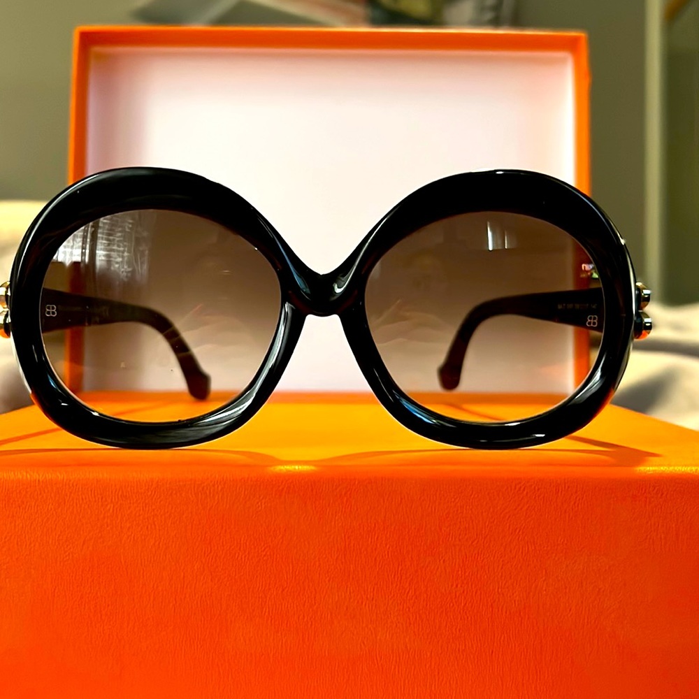Balenciaga Oversized Sunglasses Black Gradient